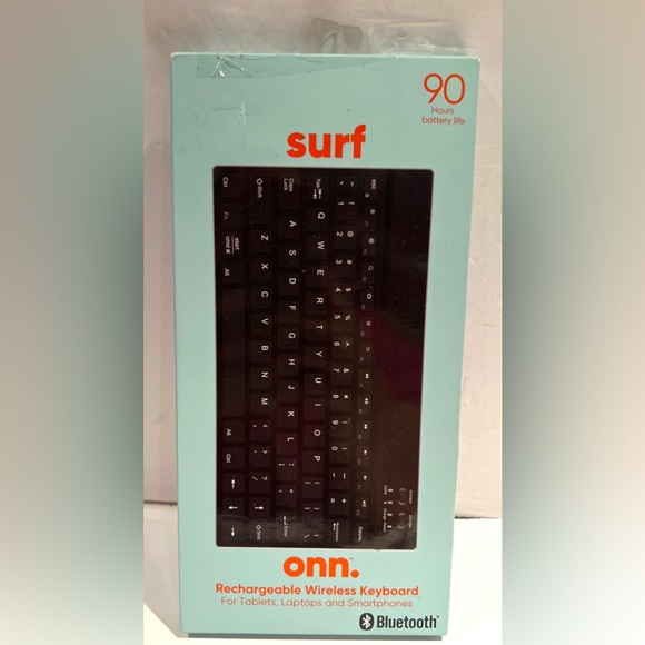 Onn Rechargeable Bluetooth Wireless Keyboard for Tablets Laptops and Smartphones - Picture 4 of 4